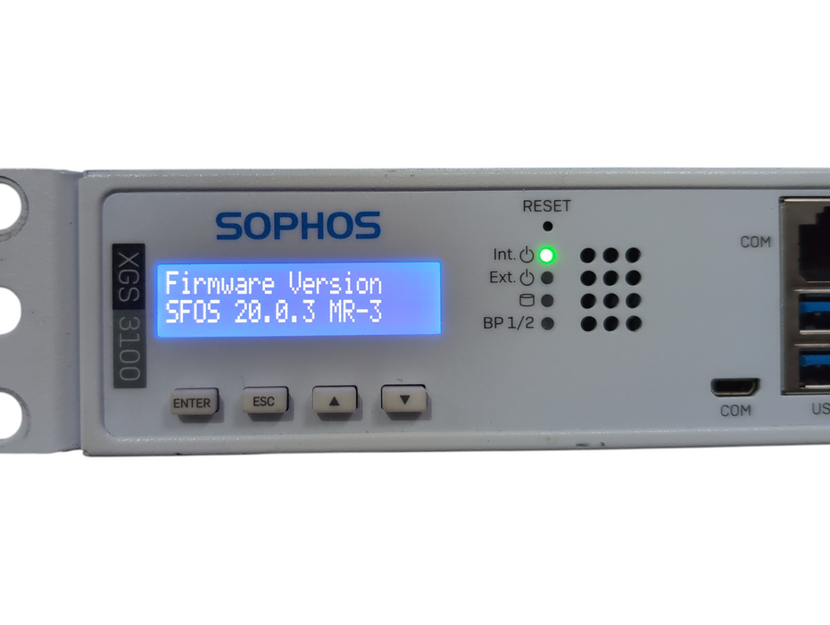 Sophos XGS 3100 Network Security/Firewall Appliance w/ Rack Ears
