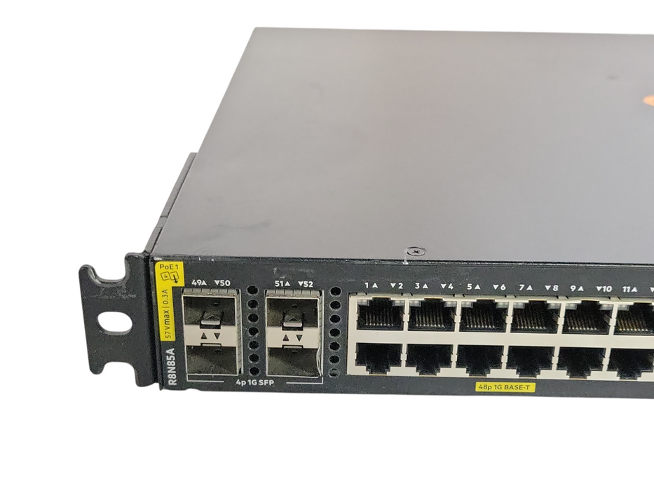 HPE Aruba 6000 48G Class4 PoE 4SFP 370W Managed Switch 48 Ports R8N85A