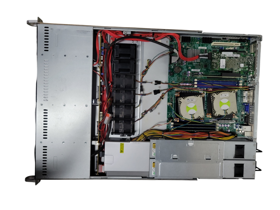 Supermicro X9DBL-3F/iF - 2x Xeon E5-2407 v2 32GB DDR3 ADAPTEC 6405E 2x750W PSU