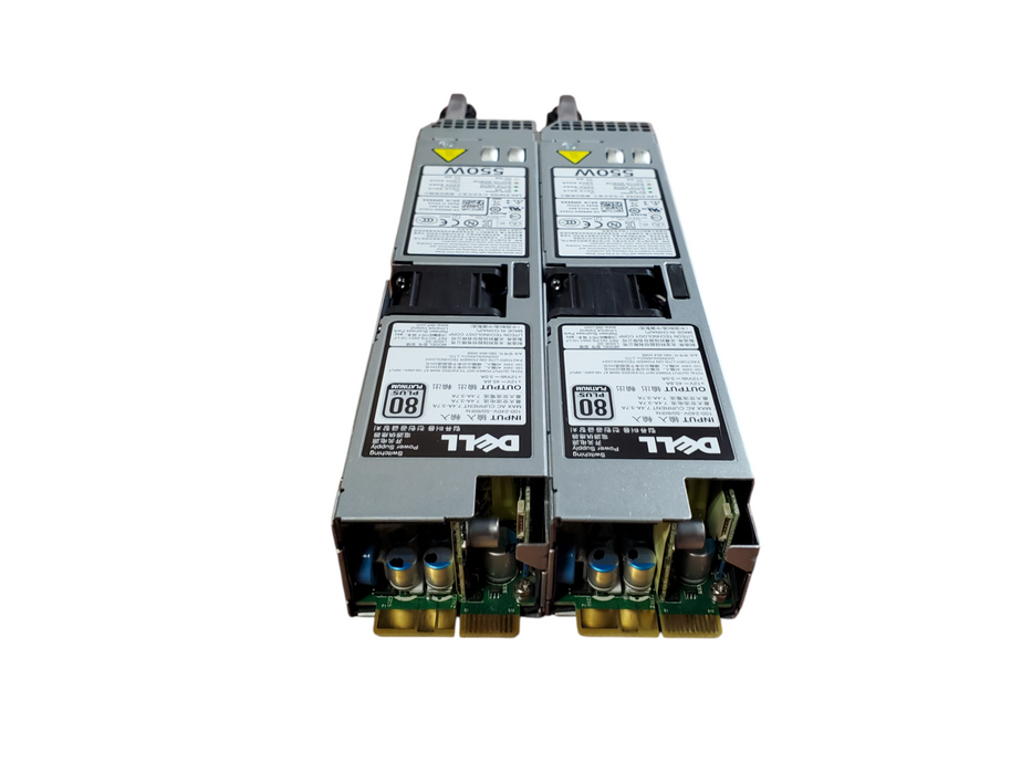 Lot 2x Dell 0M95X4 PowerEdge Server Power Supply - 550W 80+ Titanium