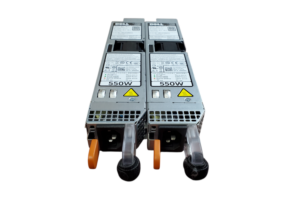 Lot 2x Dell 0M95X4 PowerEdge Server Power Supply - 550W 80+ Titanium