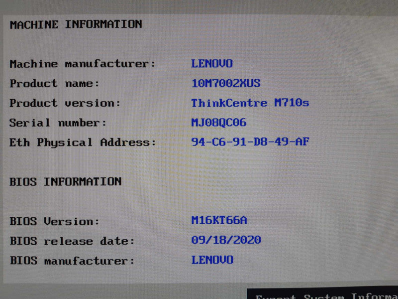 Lenovo ThinkCentre M710s SFF PC - Pentium Gold G4560 8GB DDR4 RAM, No HDD/SSD Q