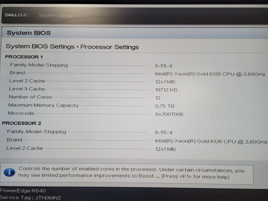 Dell PE R640 1U, 2x Xeon Gold 6126, 32GB DDR4, PERC H730P Mini , 2x 750W