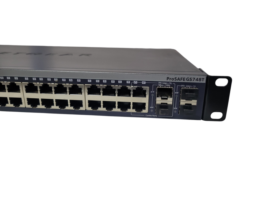NetGear ProSafe GS748T v5 48x 10/100/1000 4x SFP Ethernet Switch