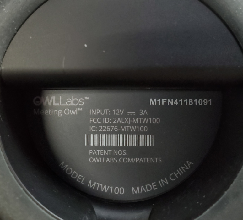 OWL Labs MTW-100 - Meeting Owl Video Conferencing Camera