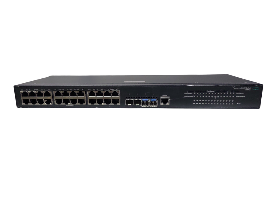 HPE 5130-24G-4SFP+ EI JG932A | 24-Port Gigabit, 4-Port 10G SFP+ Network Switch