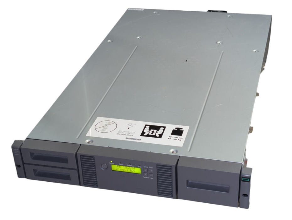 HPE StoreEver MSL2024 Tape Library 1x LTO4 FC drive