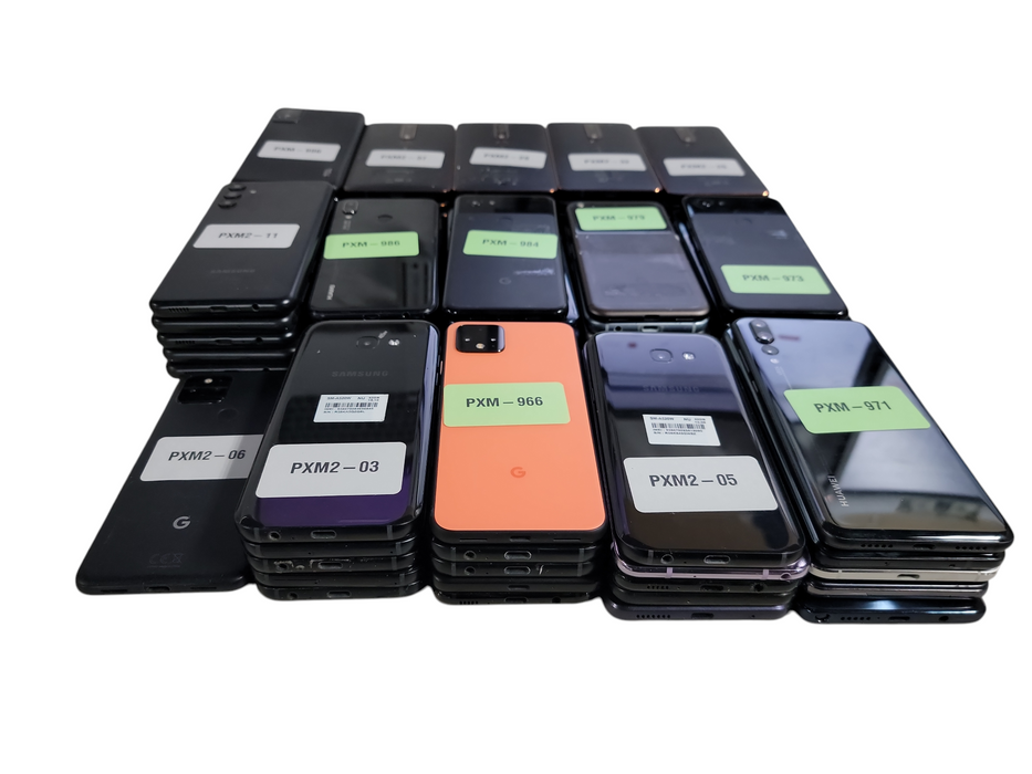 Lot of 71x Android Phones [Google / Samsung / LG | B Condition][PXM2-1]