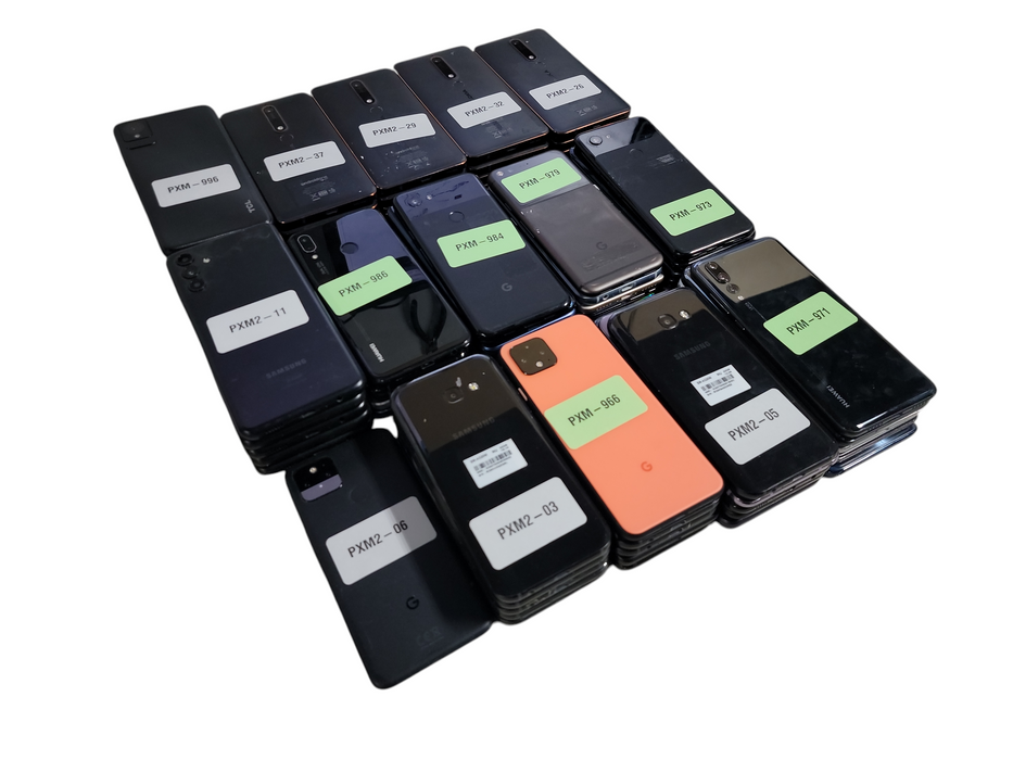 Lot of 71x Android Phones [Google / Samsung / LG | B Condition][PXM2-1]