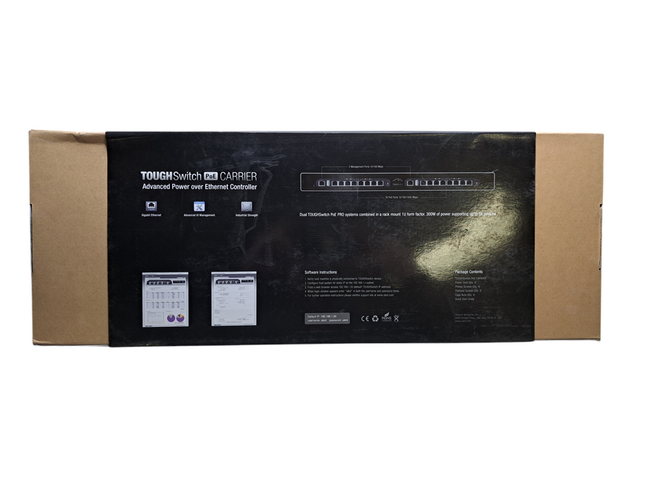 Ubiquiti Networks TS-16-Carrier TOUGHSwitch Advanced PoE Controller (Open Box)