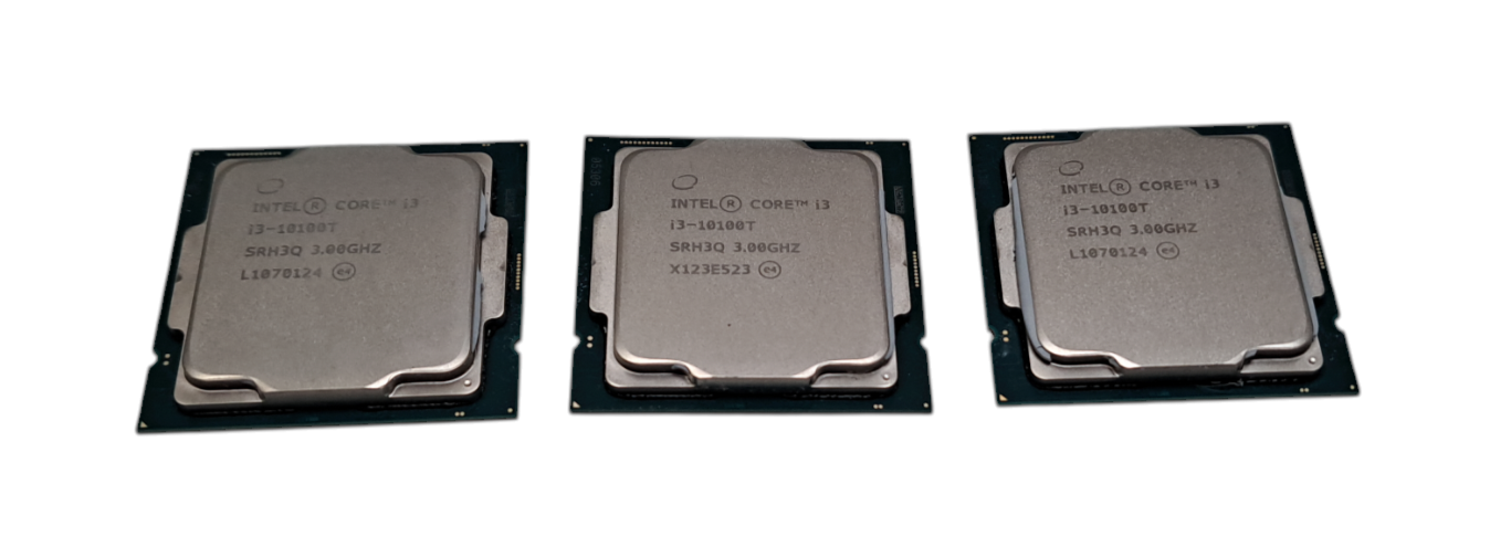 Lot of 3 Intel i3-10100T @3.00Ghz Processors