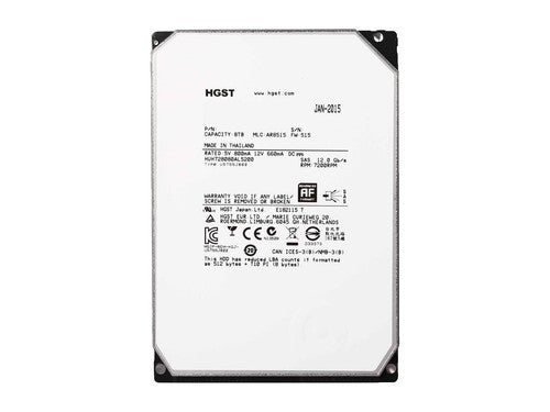 X318A-R6 Netapp HGST 8TB 7.2K SAS 12Gb/s 3.5" HDD 108-00455+A1