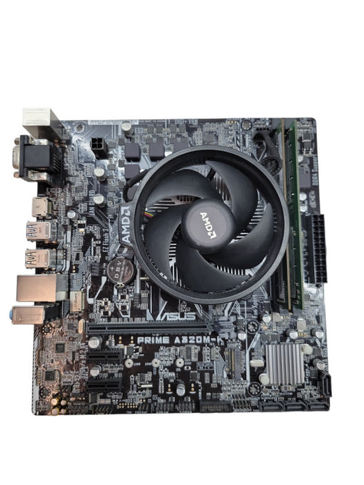 AMD Ryzen 3 2200G w/VEGA | ASUS PRIME A320M-K | 16GB RAM | M.2 | I/O Plate %