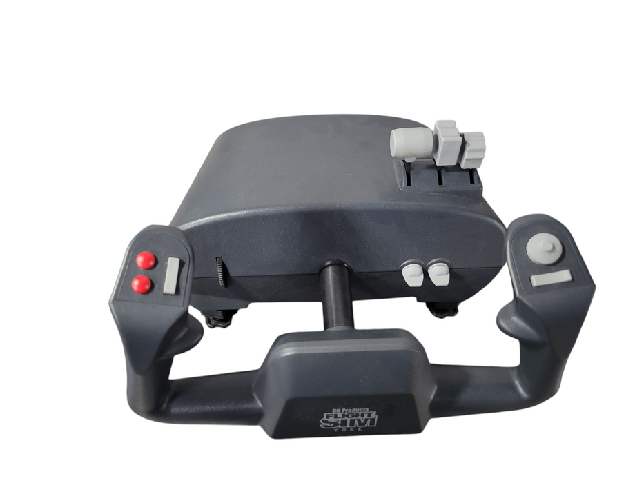 CH Flight Sim Yoke USB 200-615 Black 5 Axis Control Precision Simulation