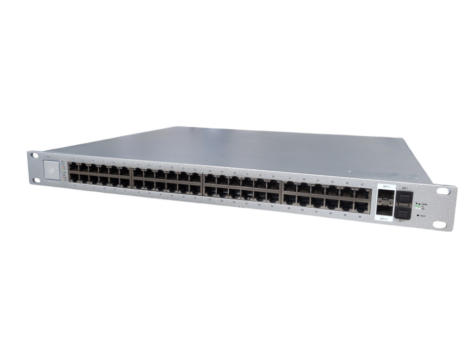 Ubiquiti UniFi US-48-500W 48 Port PoE+ Managed Gigabit Network Switch, READ