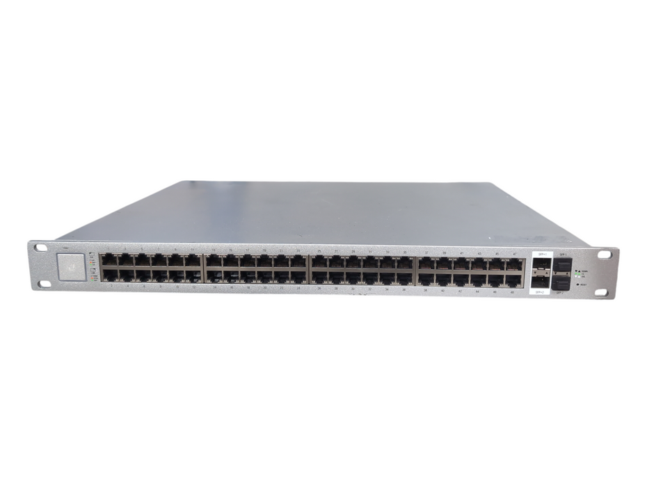 Ubiquiti UniFi US-48-500W 48 Port PoE+ Managed Gigabit Network Switch, READ