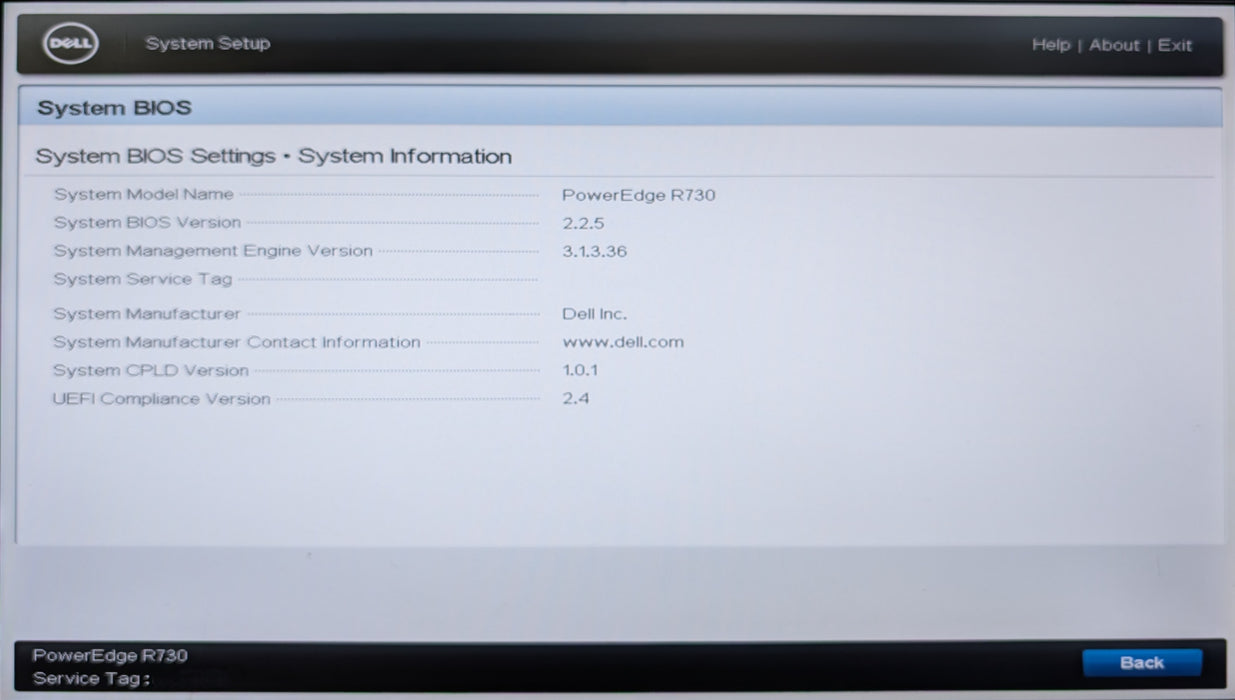 Dell PE R730 2U 16x2.5", Xeon E5-2620v3, 32GB DDR4, H730Mini, No HDD, 2x PSU