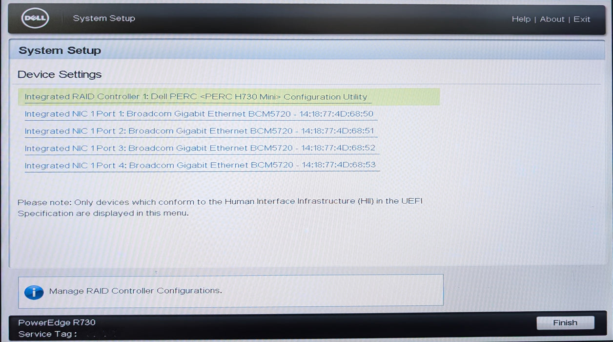 Dell PE R730 2U 16x2.5", Xeon E5-2620v3, 32GB DDR4, H730Mini, No HDD, 2x PSU