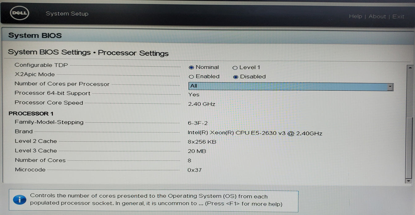 Dell PowerEdge R430 - 1x Xeon E5-2630 v3, 32GB DDR4, H730 Mini - No HDD
