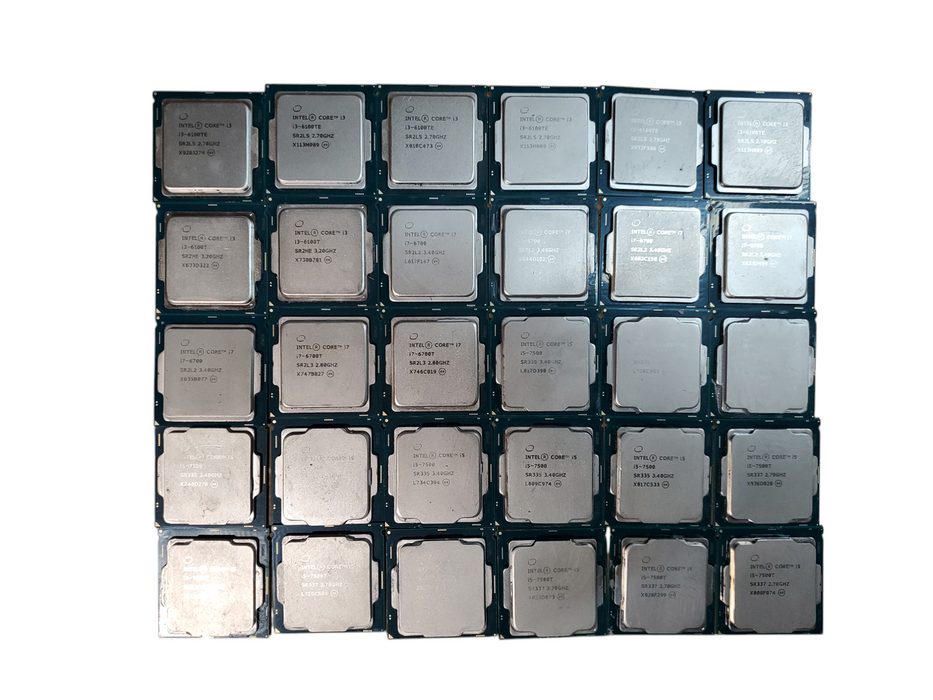 Lot of 123x, 6th to 9th Gen i-series Desktop CPUs (CPU69-45)