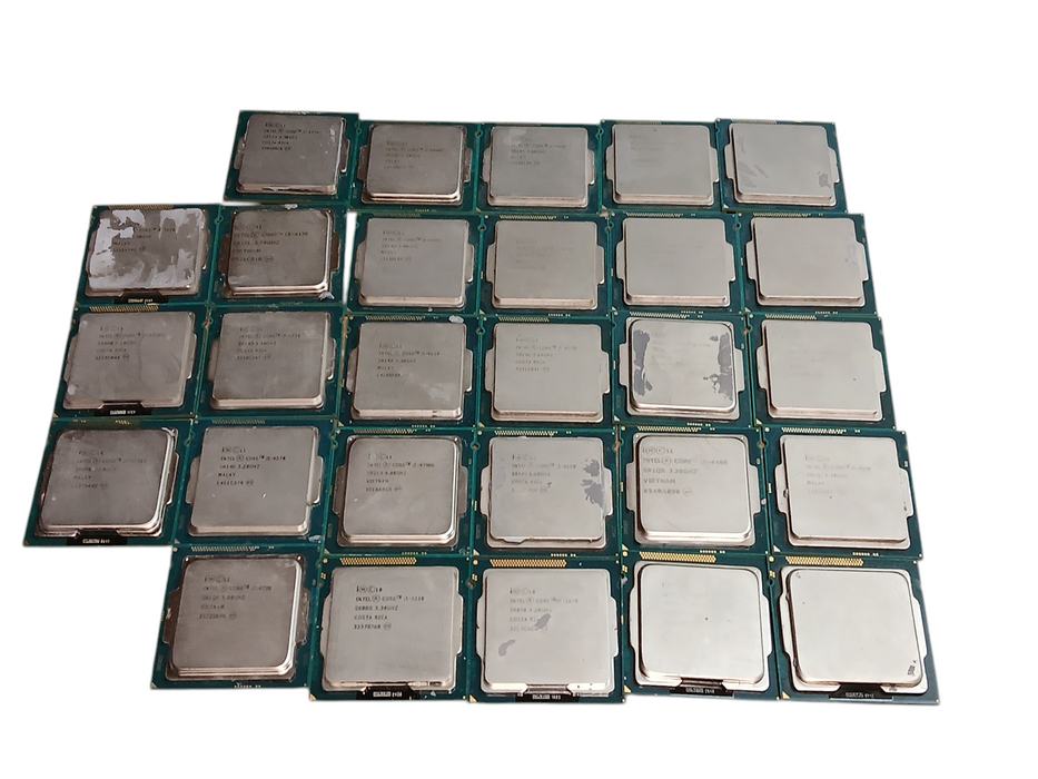 Lot of 58, 2nd to 4th Gen i-series Desktop CPUs (CPU24-67)