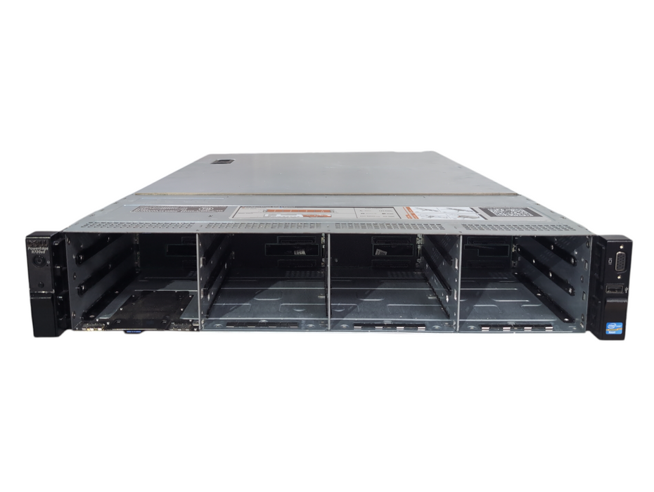 DELL DR4100 2U 12x3.5" 2x2.5", 2x Xeon E5-2620, 256GB DDR3, H710P, H810, No HDD