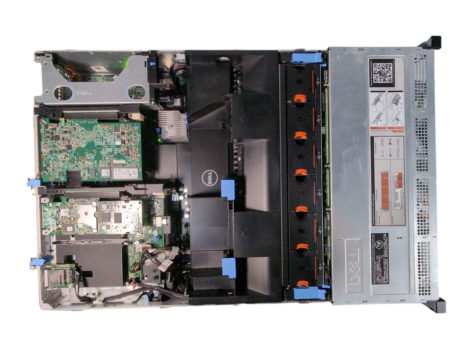 DELL DR4100 2U 12x3.5" 2x2.5", 2x Xeon E5-2620, 256GB DDR3, H710P, H810, No HDD