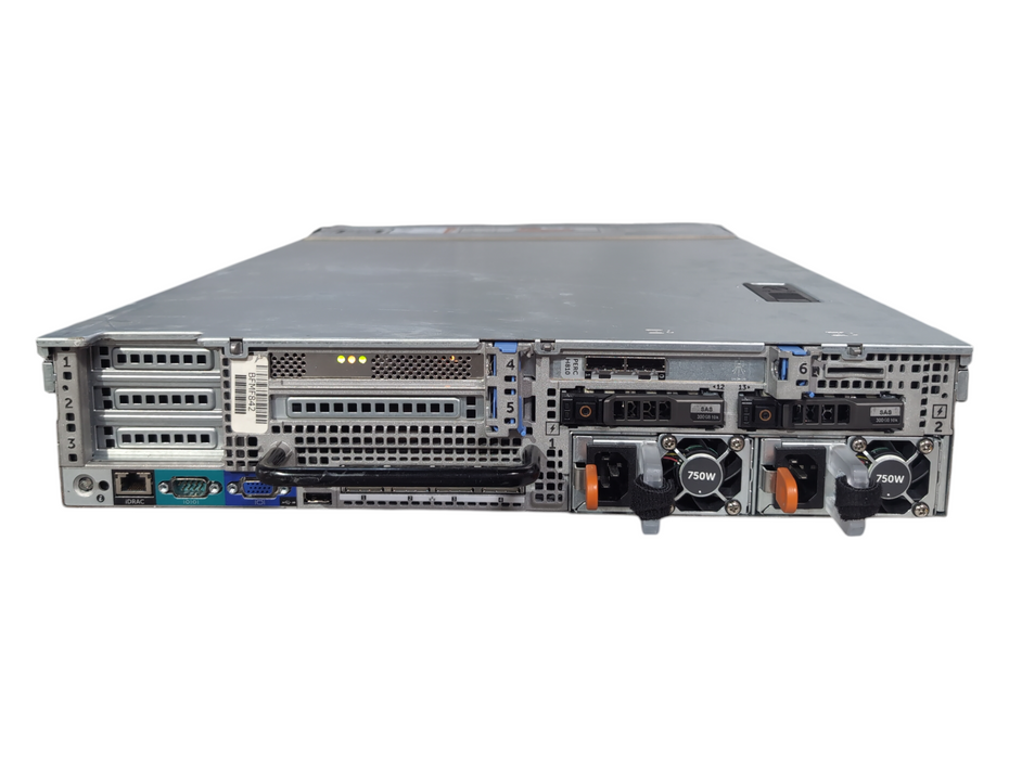 DELL DR4100 2U 12x3.5" 2x2.5", 2x Xeon E5-2620, 256GB DDR3, H710P, H810, No HDD