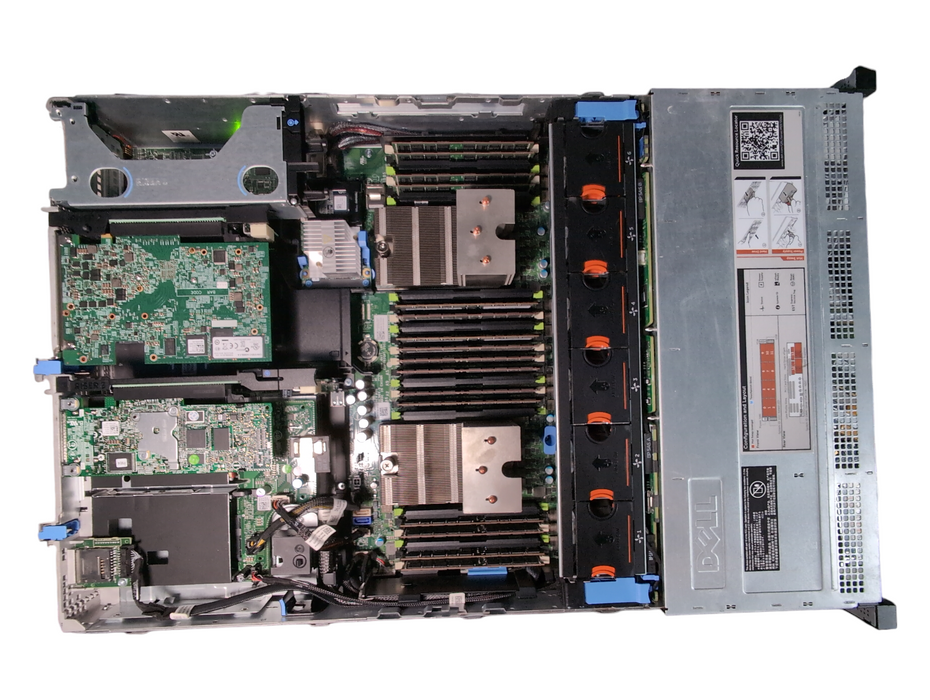 DELL DR4100 2U 12x3.5" 2x2.5", 2x Xeon E5-2620, 256GB DDR3, H710P, H810, No HDD