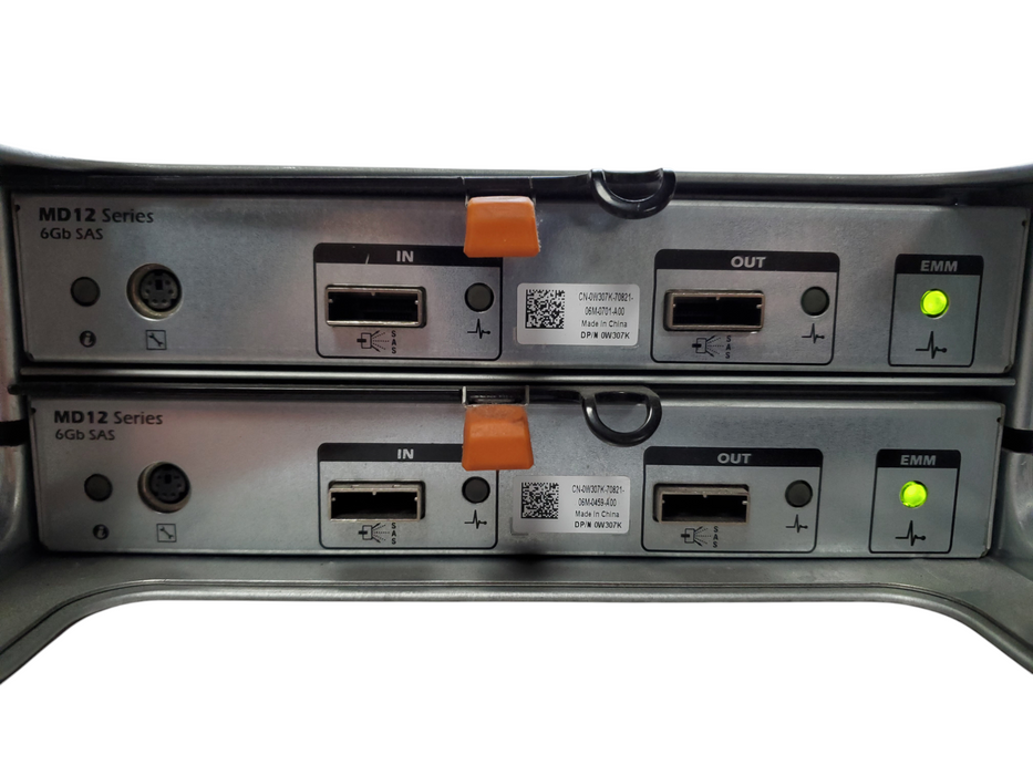 Dell PowerVault MD1220 w/ 2x MD12 Series Controller Modules - No HDD