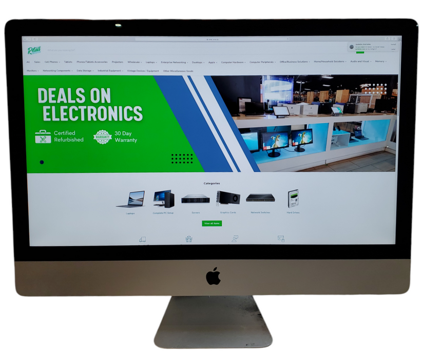 Apple iMac 2012 A1419 27" | Core I5-3470S | 8GB Ram DDR3 1TB HDD GTX 660M 512MB