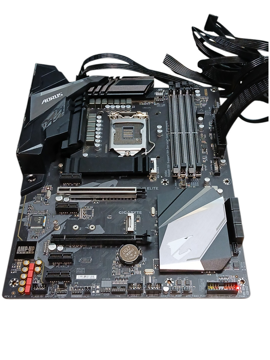 Gigabyte Z390 Aorus Elite Motherboard - Bent Pins READ