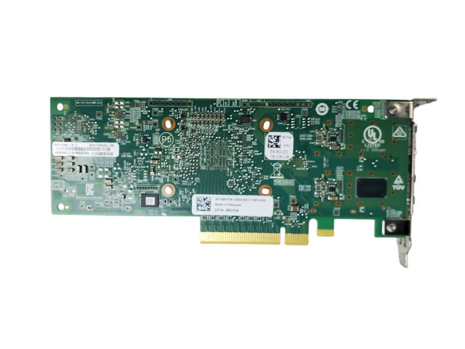 Dell QL41112 0807N9 QLogic Dual-Port 10Gb SFP+ PCIe Network Adapter