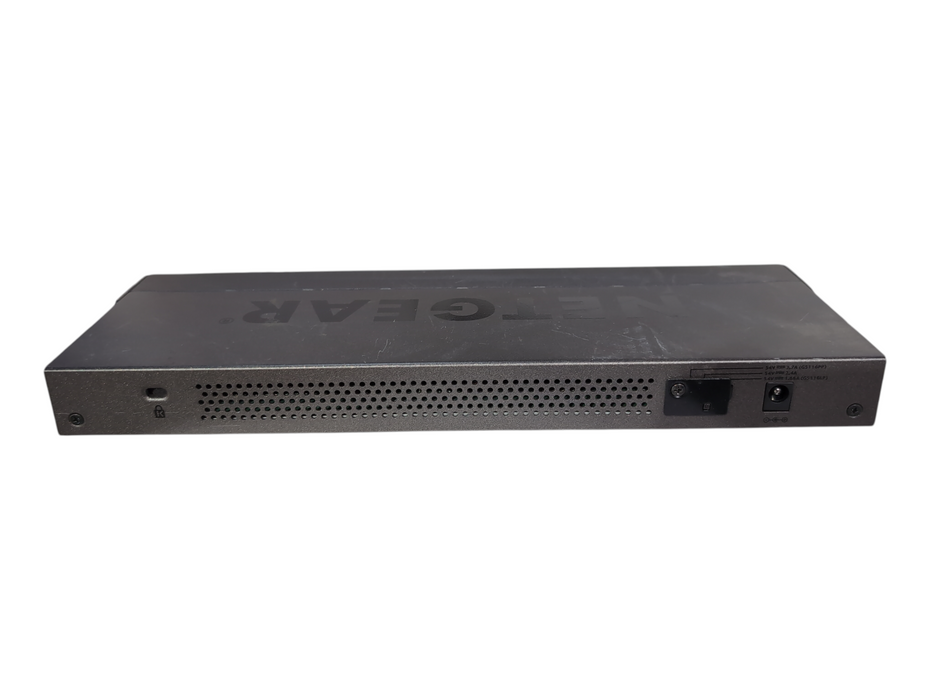 Gigabit GS116LP 16-Port PoE+ Gigabit Ethernet Unmanaged Switch, No AC Adapter