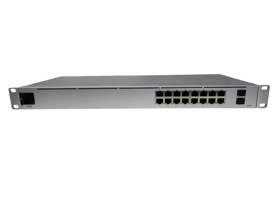 Ubiquiti USW-16-PoE 150W Managed 16-Port Gigabit PoE Ethernet Switch