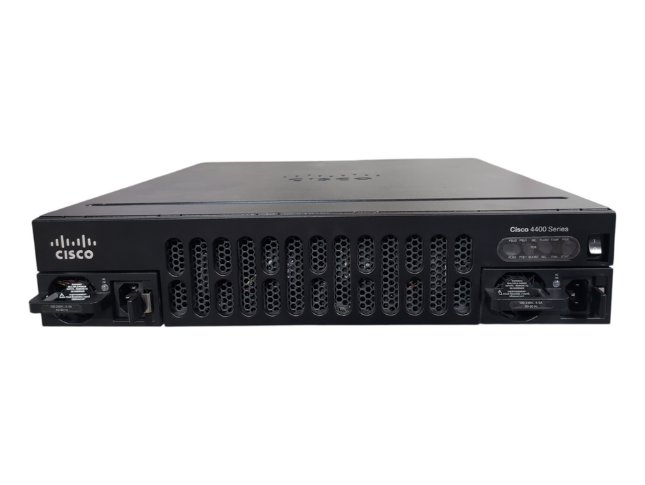 CISCO ISR4451-X/K9 v10 4 Port Gigabit Security Router w/ 2x PSU