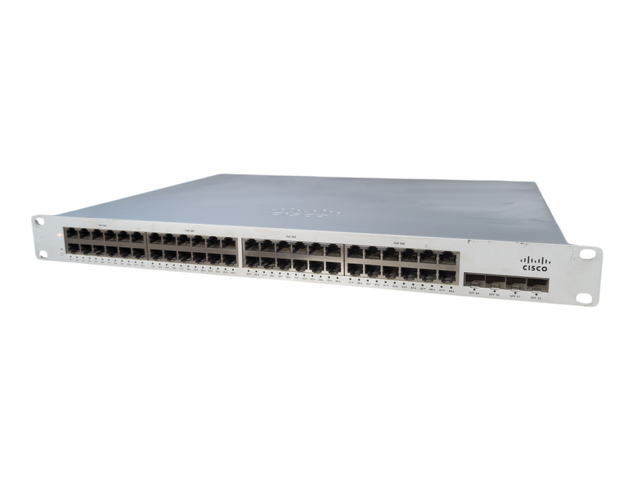 Cisco Meraki MS210-48FP-HW 48-Port 1GbE PoE Switch, Unclaimed