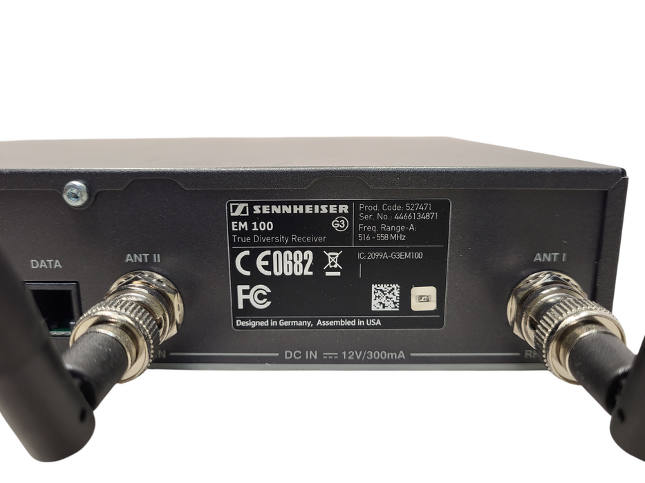 Sennheiser EM 100 G3 Wireless Receiver - 516-558 MHz No AC