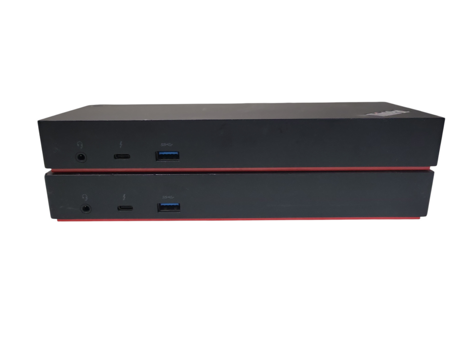 LOT of 2x Lenovo ThinkPad Thunderbolt 3 Dock Type 40AC DBB9003L1
