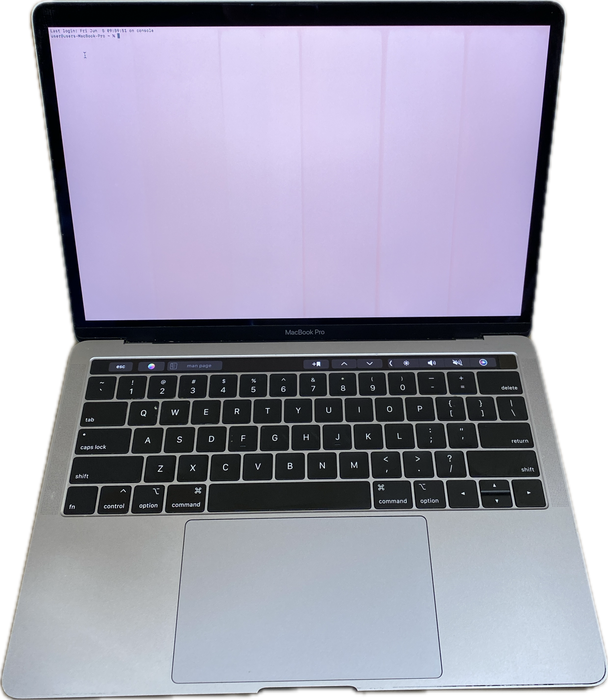 Apple MacBook Pro 13" i5-8257U 8GB 128SSD Damaged LCD For Parts/Repair READ!