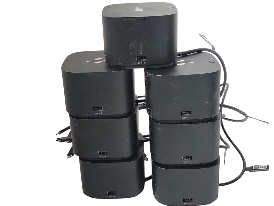 Lot of 7x HP Thunderbolt Dock 120W G4 HSN-IX03, No Power adapter