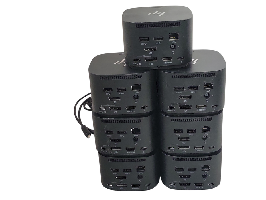 Lot of 7x HP Thunderbolt Dock 120W G4 HSN-IX03, No Power adapter