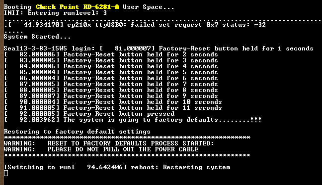 Check Point 1570R Network Firewall Appliance V-81WLR