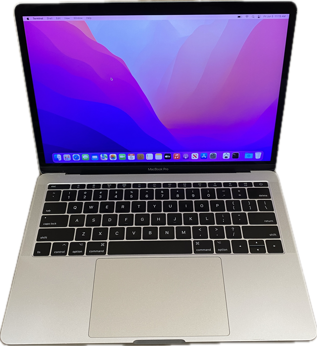 Apple MacBook Pro 13" 2017  i5-7360U 8GB RAM 256GB SSD No Power Adapter READ!