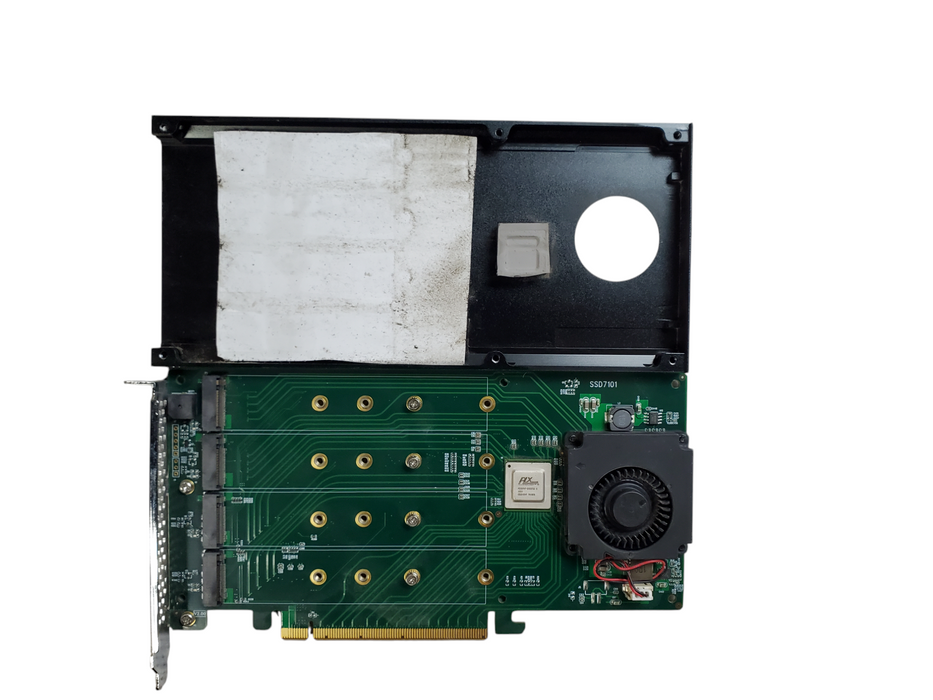 HighPoint SSD7101A-1 PCIe RAID Controller Card 4-Port M.2 NVMe - No SSD