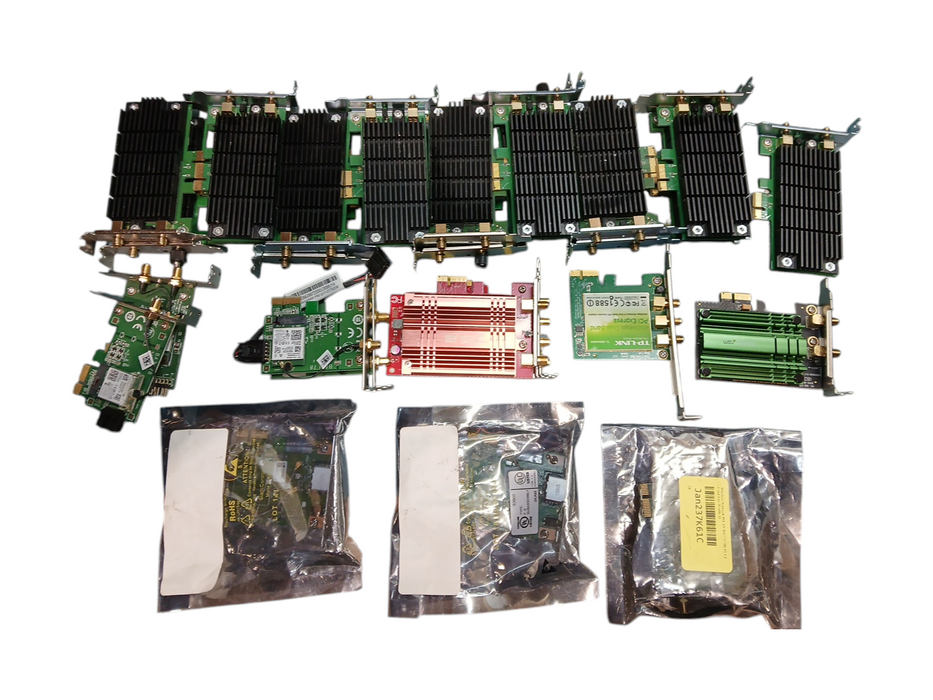 Lot of 28x Various Wireless PCI-E Adapters