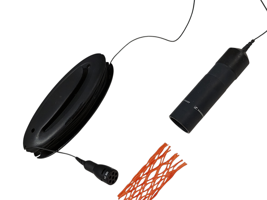 Sennheiser cable management spool with Cardioid ME 34 mic & MCZ 30 Adapter