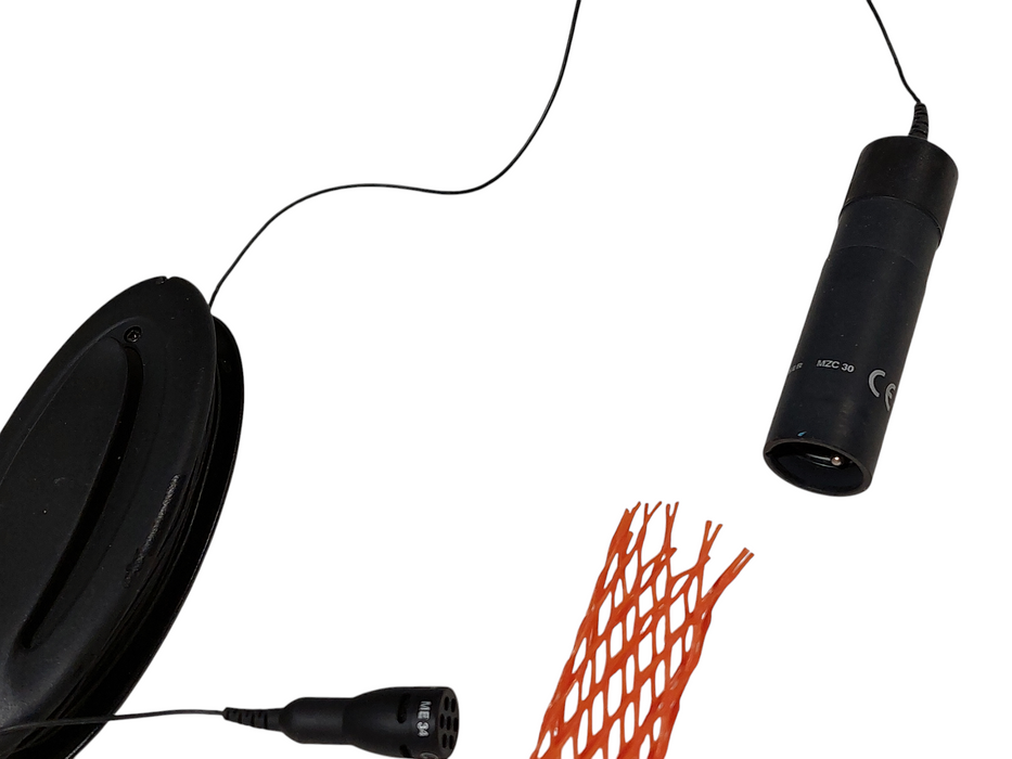 Sennheiser cable management spool with Cardioid ME 34 mic & MCZ 30 Adapter