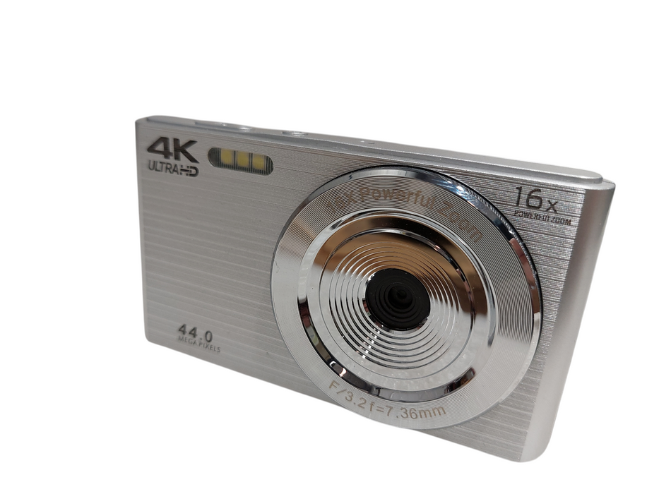 4k ultra hd 44.0 mega pixels 16x powerful zoom Silver