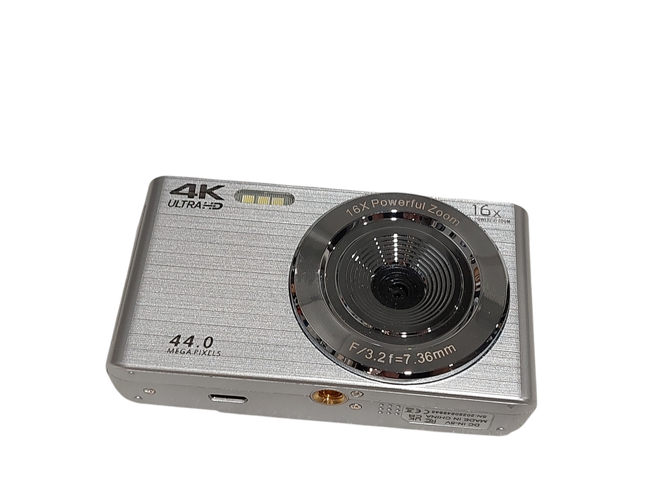4k ultra hd 44.0 mega pixels 16x powerful zoom Silver